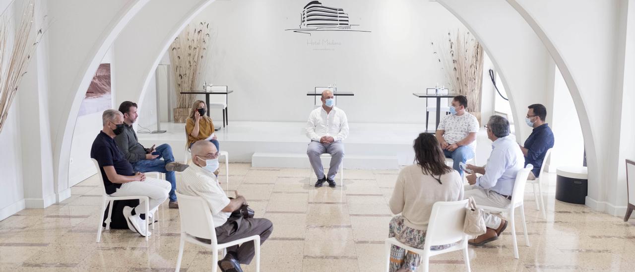 Reunión de alcaldes nacionalistas en el sur de Tenerife.