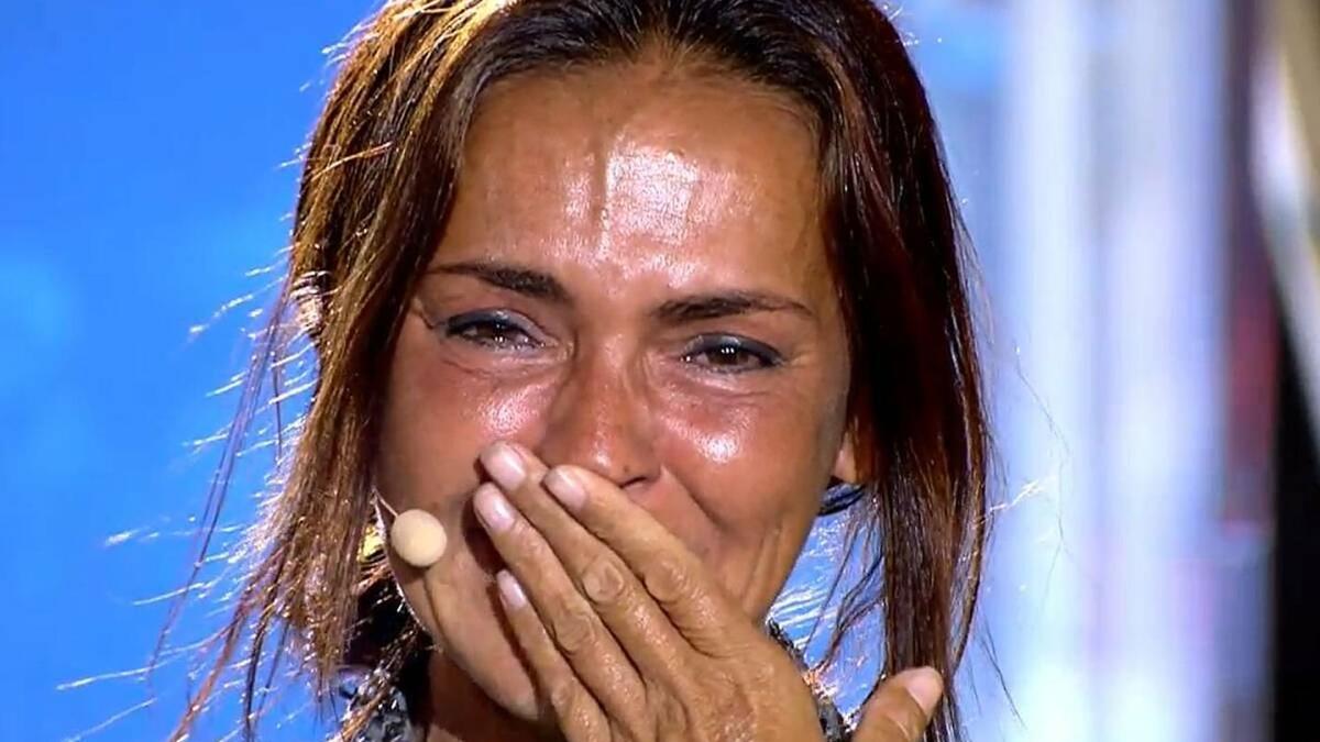 Olga Moreno en  la final de Supervivientes