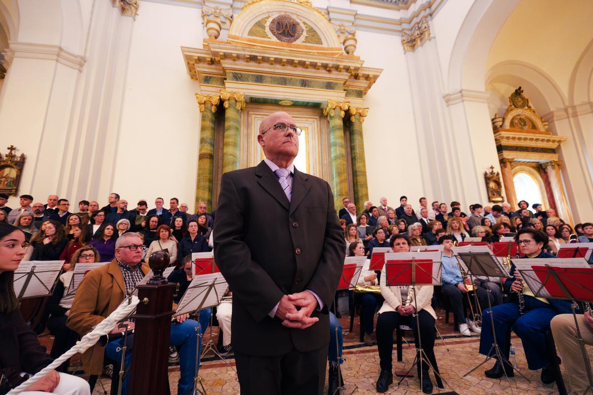 El director del Septenario de la Virgen de los Dolores de Crevillent, Ramón Mas Soler