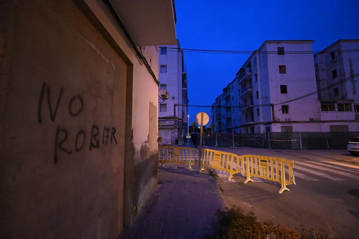 Falta de iluminación en el barrio de San Antón
