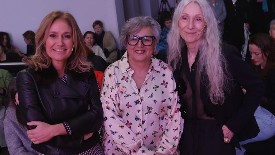 Alicia Suárez Hulton, Yolanda Lobo y Pino Montesdeoca, en los III Encuentros Cincuenter, en Oviedo. | Miki López