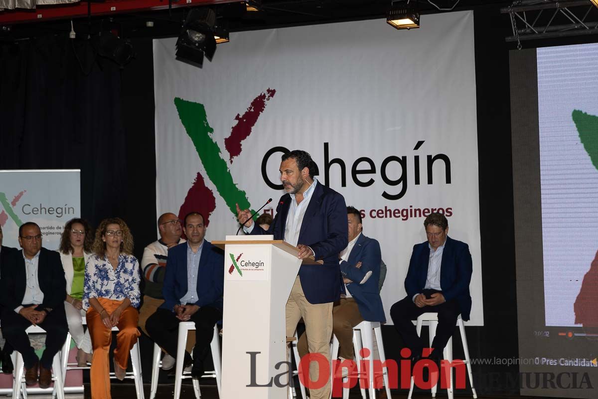 Elecciones 28M: Presentación de la lista de X Cehegín