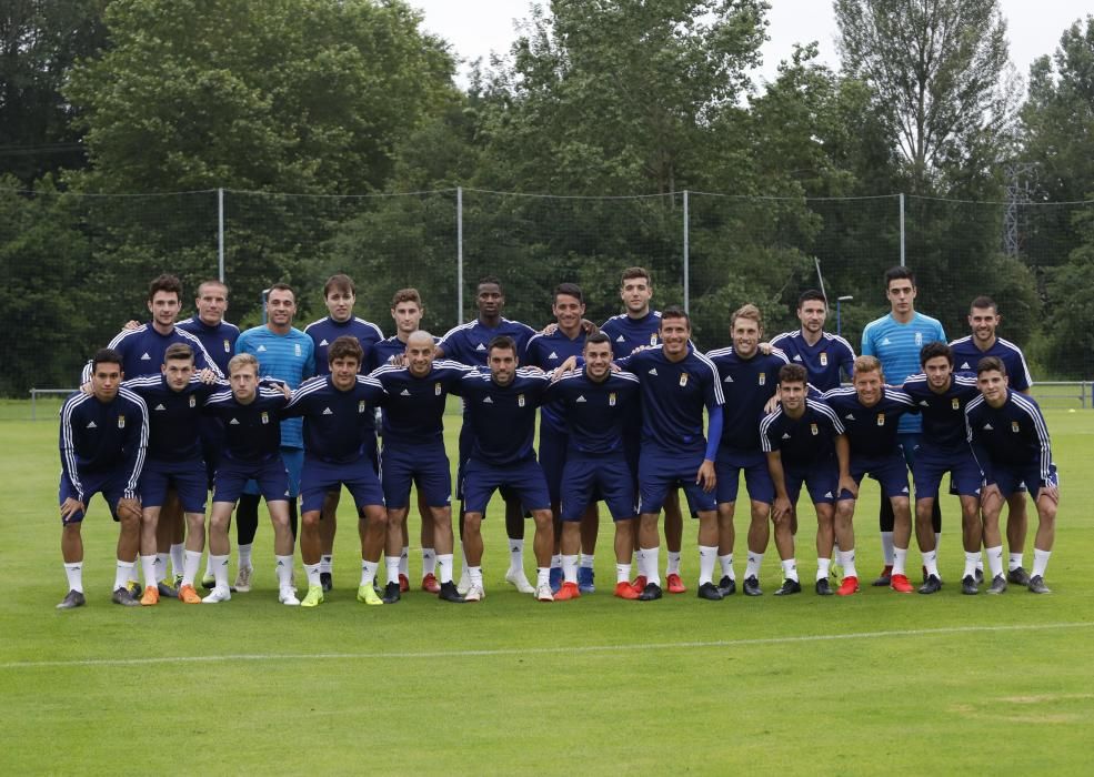 Primer entrenamiento del Real Oviedo para la tempo