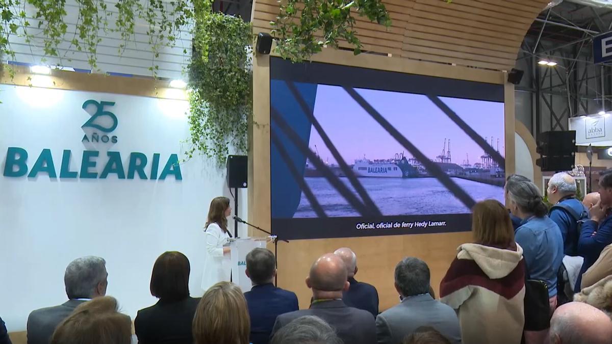 Baleària celebra su aniversario en Fitur: 25 años de éxito en el transporte marítimo