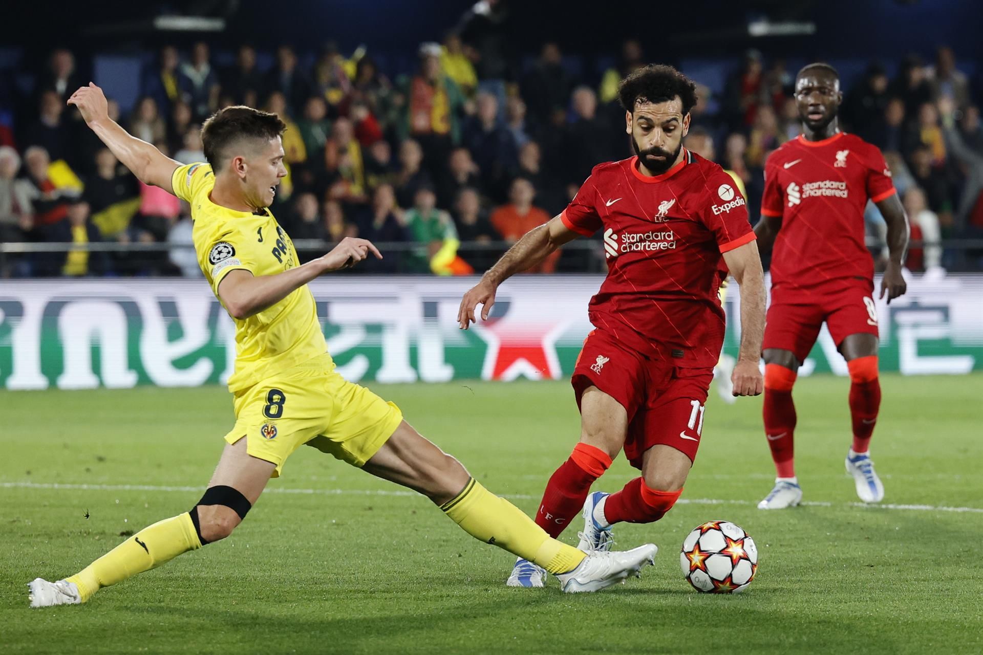 Las mejores imágenes de la primera parte del Villarreal-Liverpool