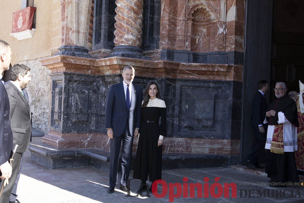 Visita de los reyes de España a Caravaca (explanada de la Basílica)