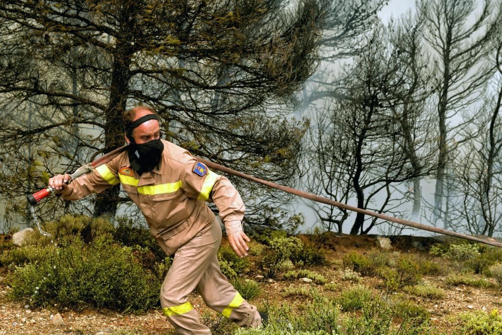 Ya son 85 los fallecidos por los incendios en Grecia