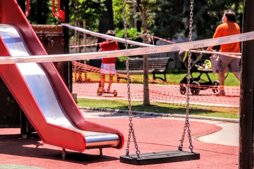 Alcoy mantiene los parques infantiles cerrados