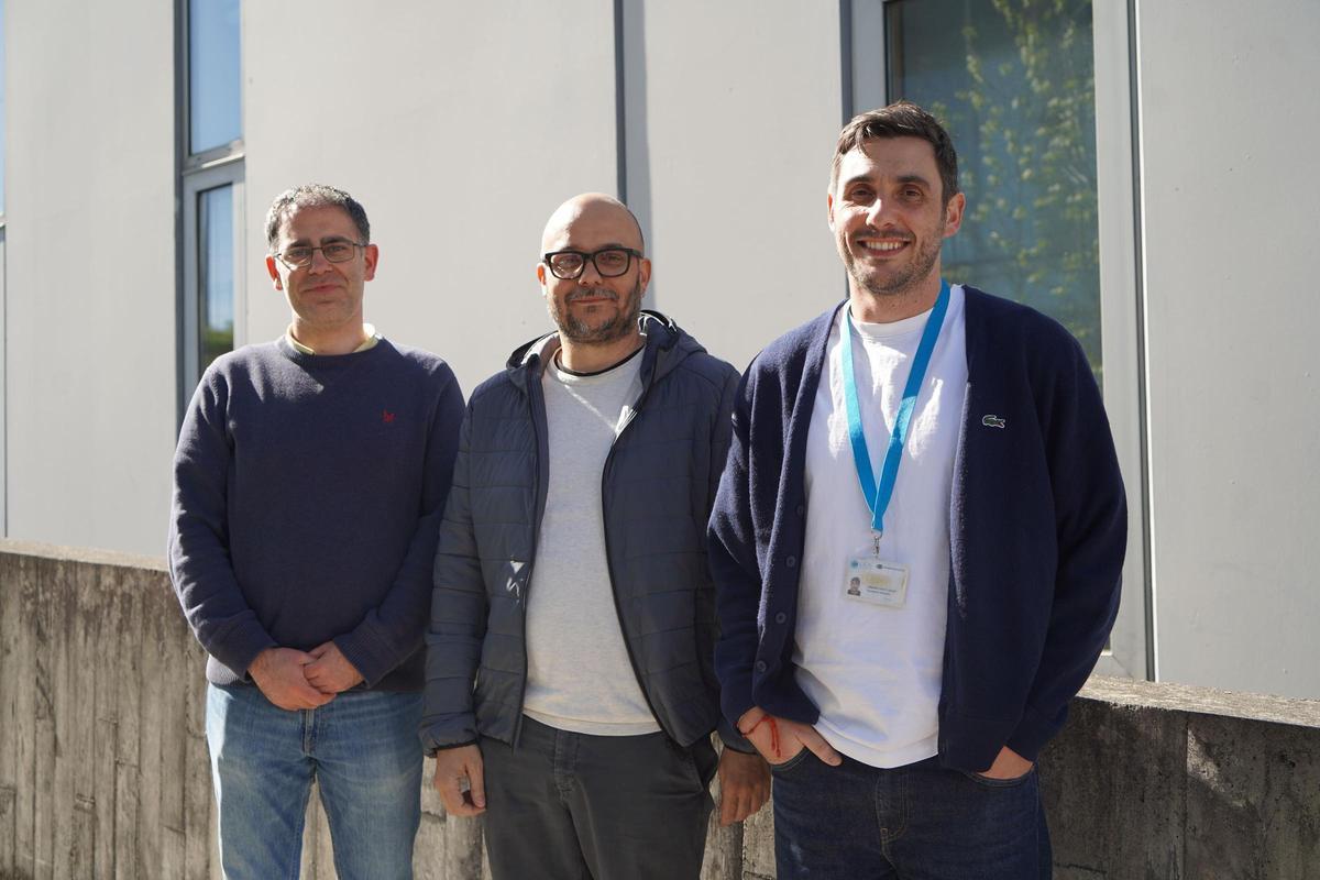 Jesús Mosquera, Armand Hernández y Alejandro Criado.