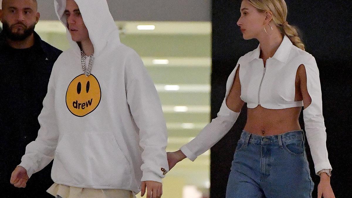 Justin Bieber y Hailey Baldwin en Miami