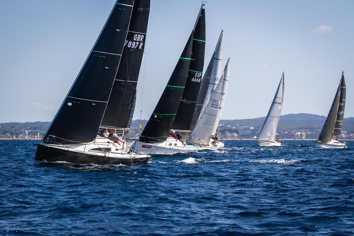 Imagen de una de las mangas de este domingo.