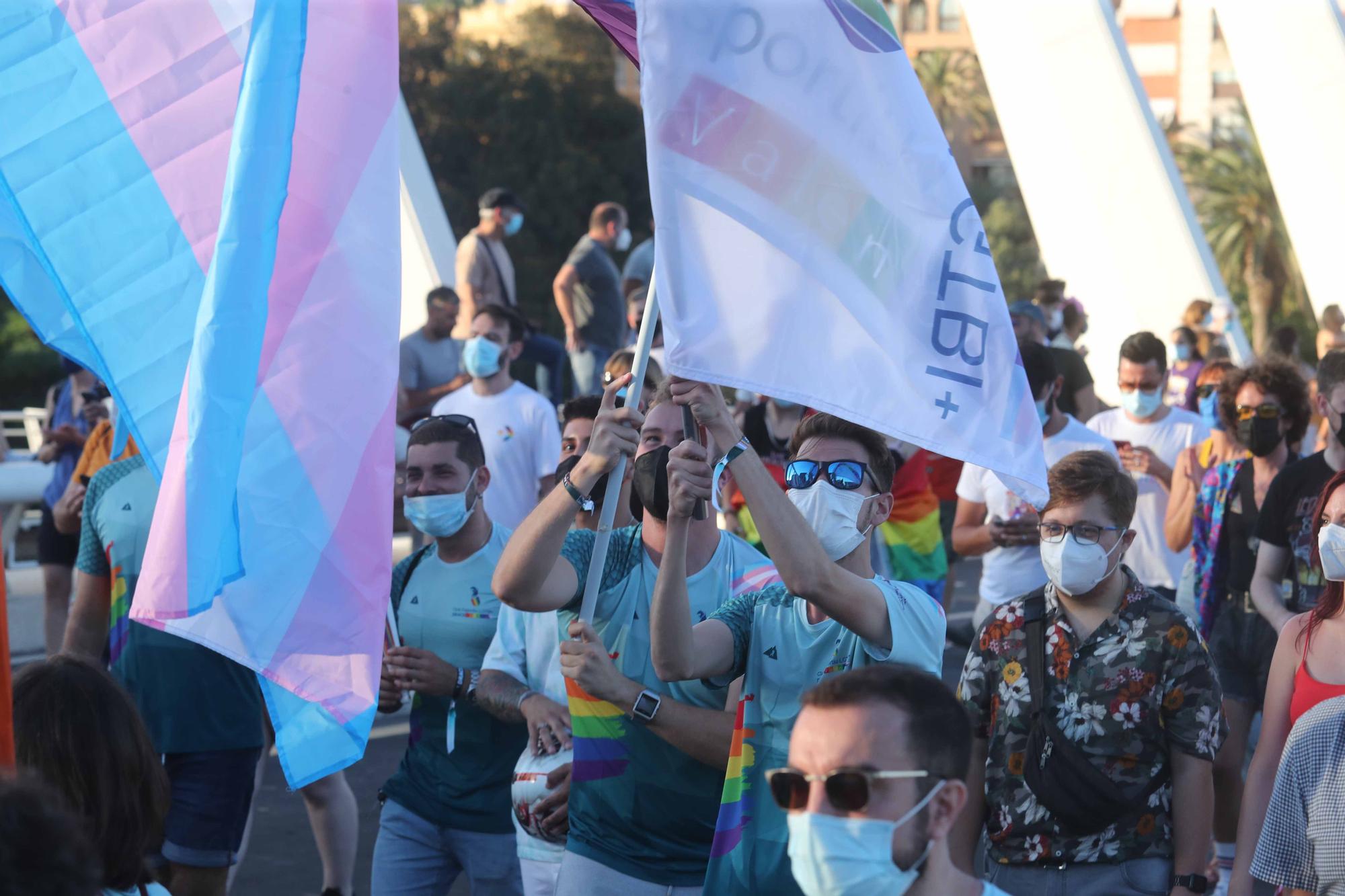 El mundo del deporte estuvo en el día del Orgullo LGTBI+ en València