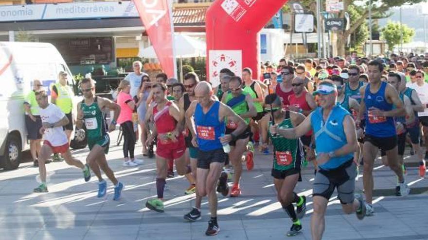 Participantes a la salida de la prueba.