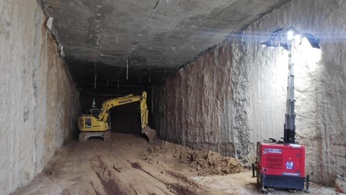 Túnel de la línea 3 de metro de Sevilla