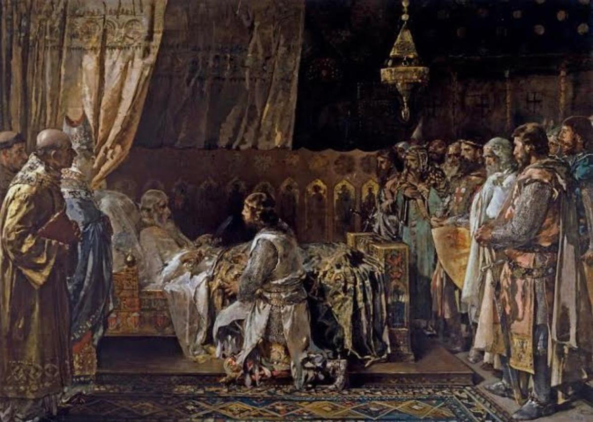 Una pintura de lèpoca amb Jaume I