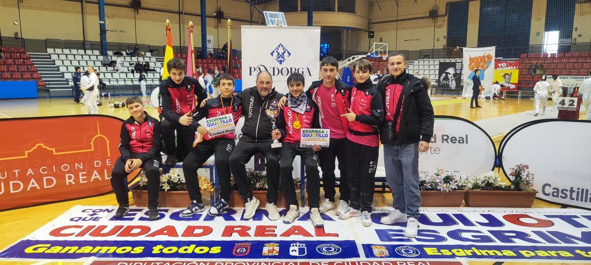 Los integrantes de 100Tolos, en Ciudad Real.