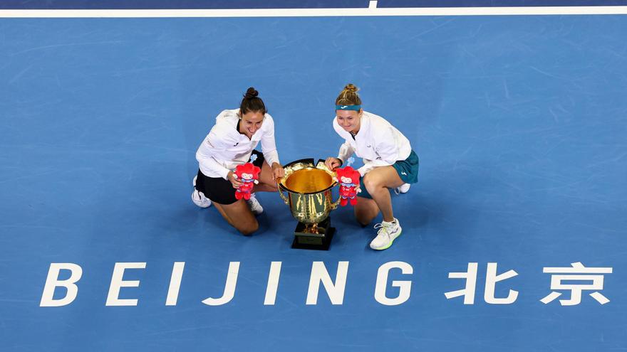 Sara Sorribes: de ganar el Masters 1.000 de China en dobles, a liderar a España en la final de la Billie Jean King Cup