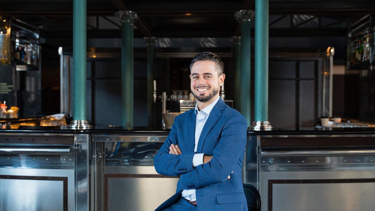 Raimondo Palomba, en uno de los hoteles del grupo Lopesan.