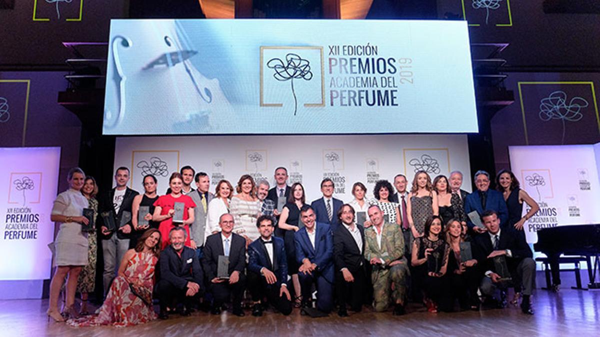 Ganadores y jurado de la Gala Premios Academia del Perfume 2019