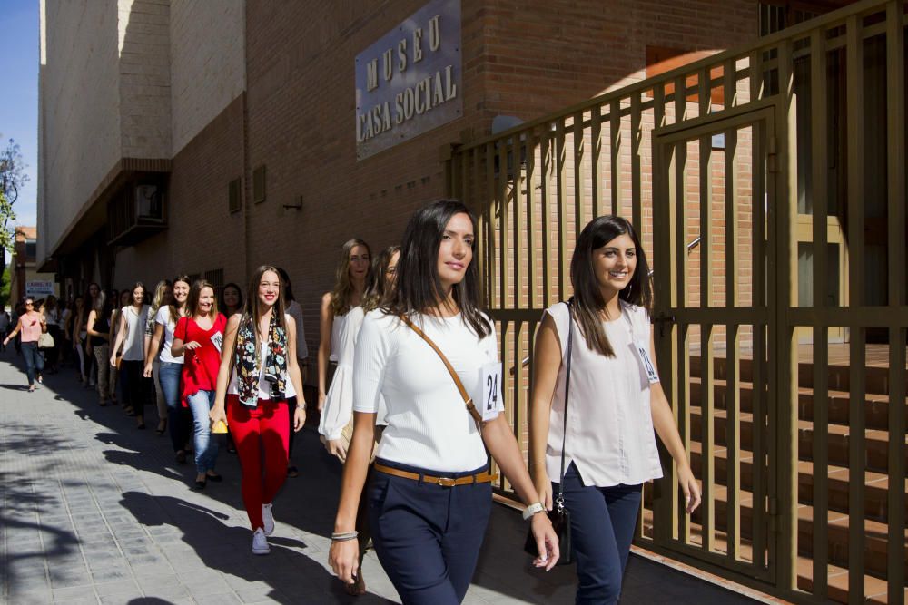 Prueba de candidatas a Fallera Mayor de Valencia 2017