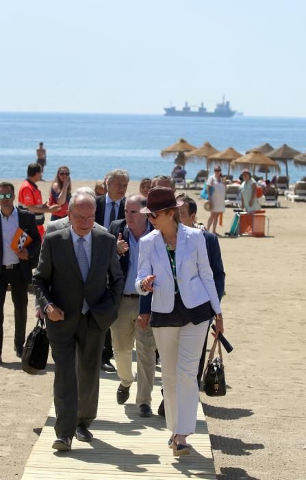 Visita de la Infanta Elena a Málaga