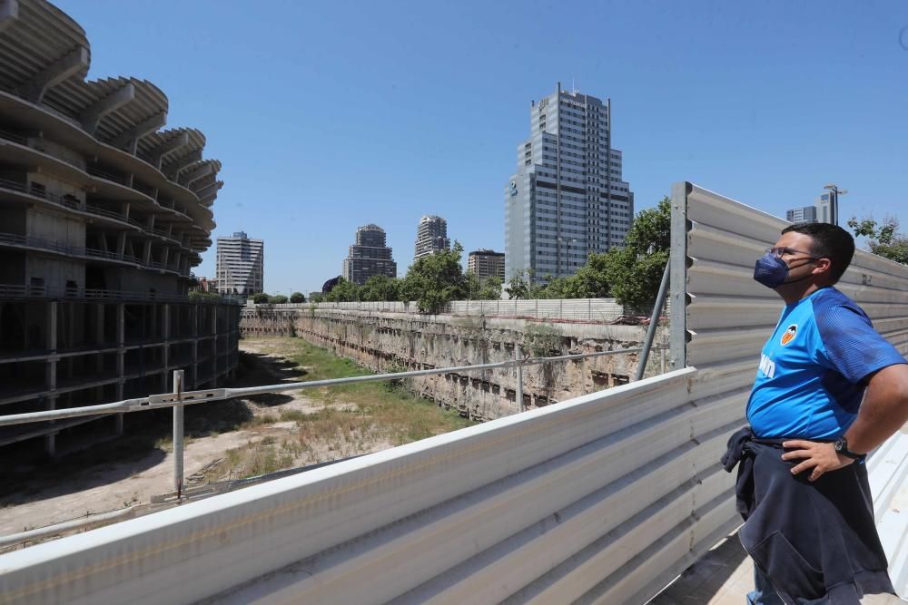 Las imágenes de las obras del nuevo Mestalla