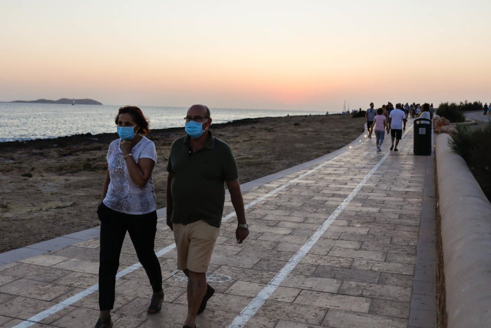 Puestas de sol sin aplausos este verano en Sant Antoni