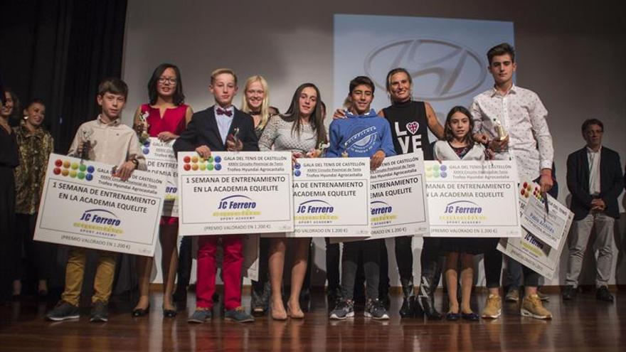 La gala del tenis provincial se celebrará en la Sala Opal