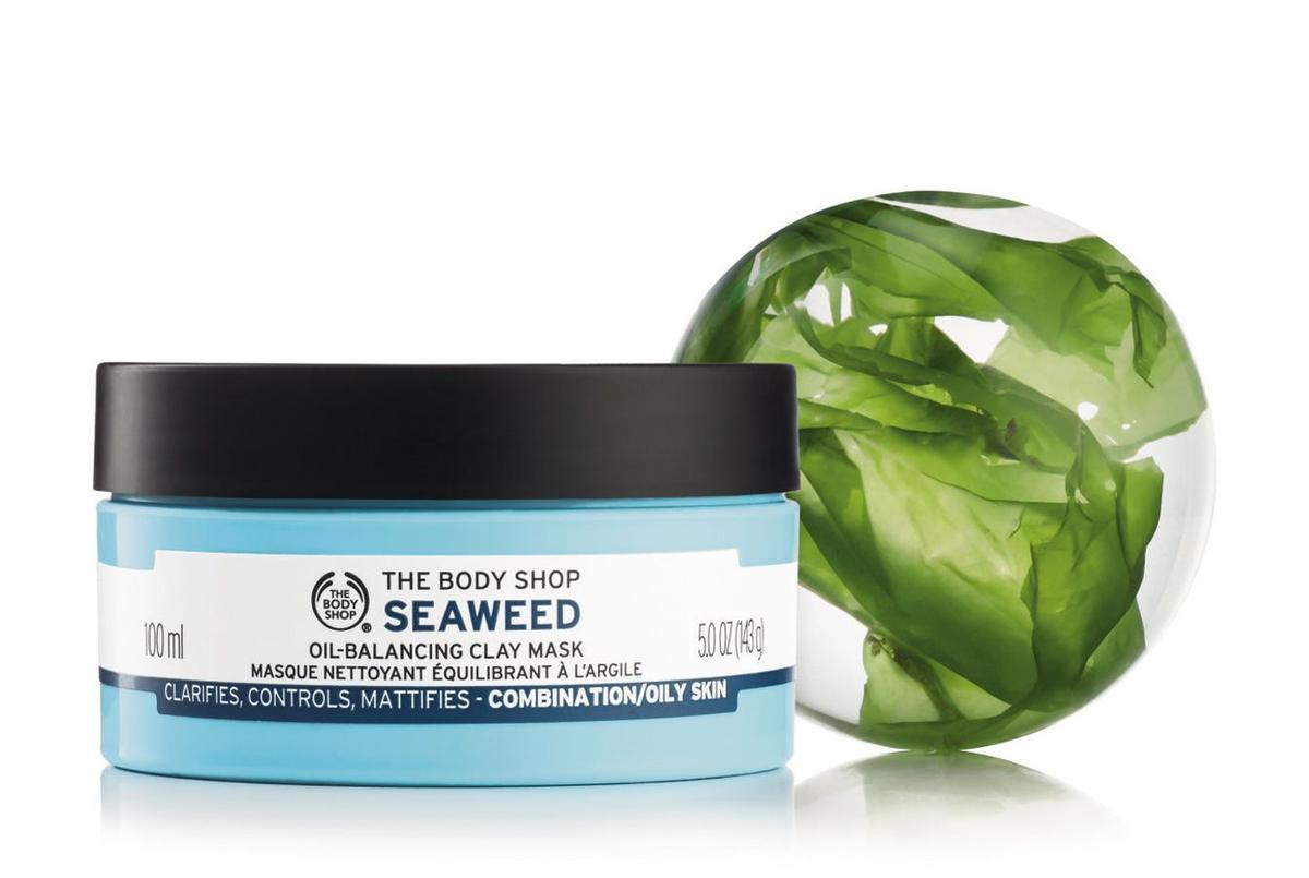 Mascarilla de arcilla equilibrante de algas marinas, de The Body Shop