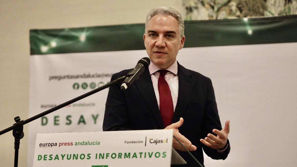 El vicesecretario de Política Autonómica y Local y Análisis Electoral del PP y diputado en el Congreso, Elías Bendodo, en una imagen de archivo.