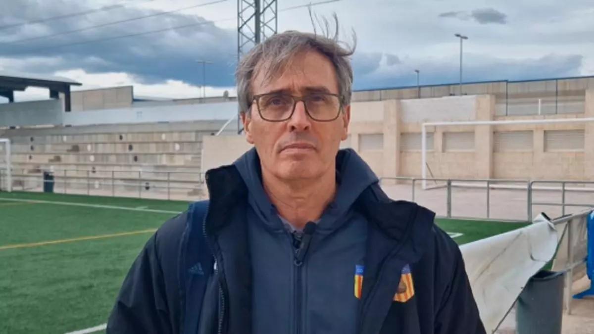 El entrenador Luis Navarro, ahora cesado, tras llegar al Atzeneta el pasado mes de noviembre.
