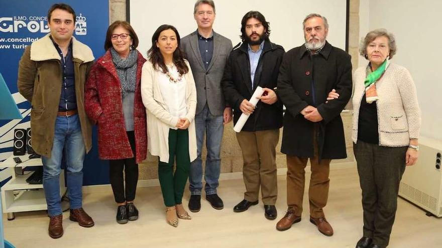 El acto de entrega del Premio Ernesto Goday, ayer. // Muñiz