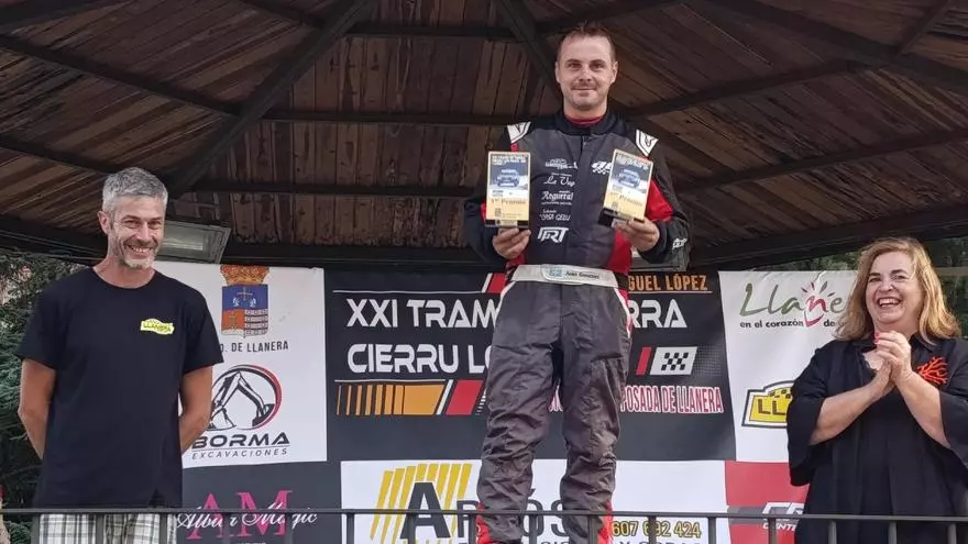 El piloto Juan González gana el Cierru Los Pinos de Llanera, que homenajeó a Miguel López, impulsor de la prueba