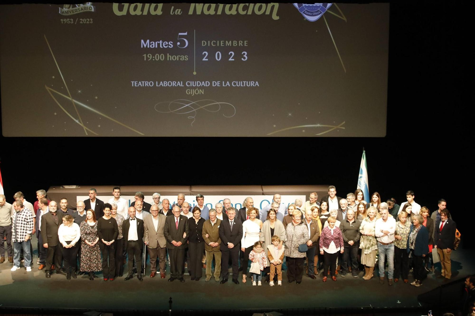 Así fue la gala por los 70 años del Club de Natación Santa Olaya (en imágenes)