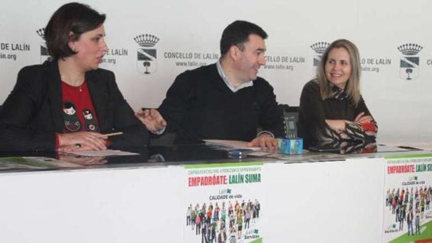 María José Batán, Román Rodríguez y Paz Pérez presentaron la iniciativa.