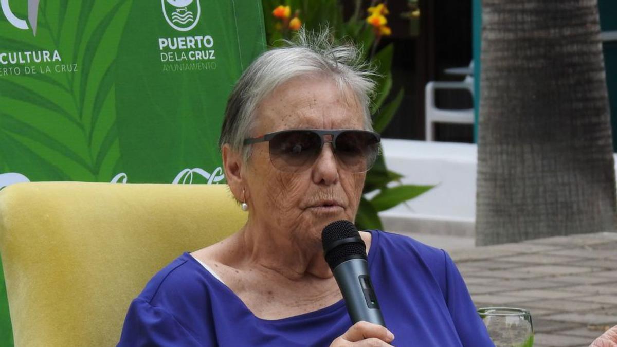La actriz María Galiana habló en Tenerife de sus proyectos.   | // EFE