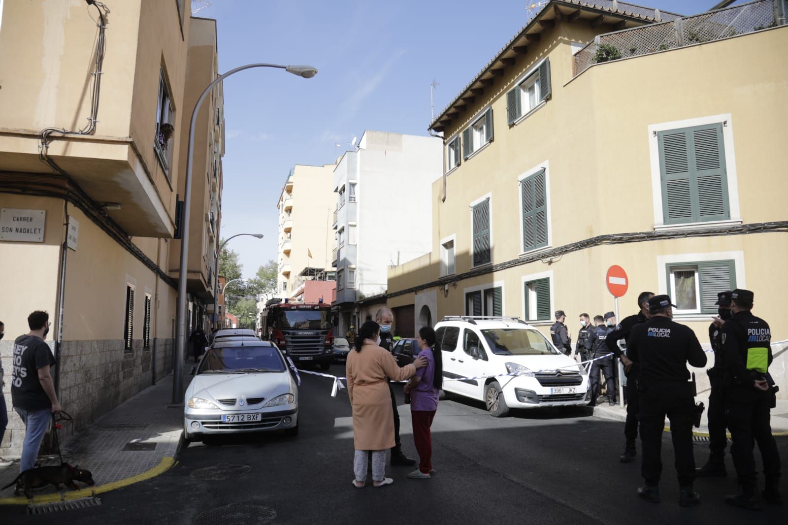 Una persona sufre quemaduras graves en un incendio en La Soledat