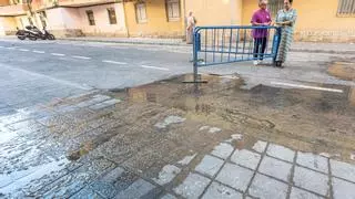 El "agujero negro" de aguas fecales en el barrio Virgen del Remedio de Alicante