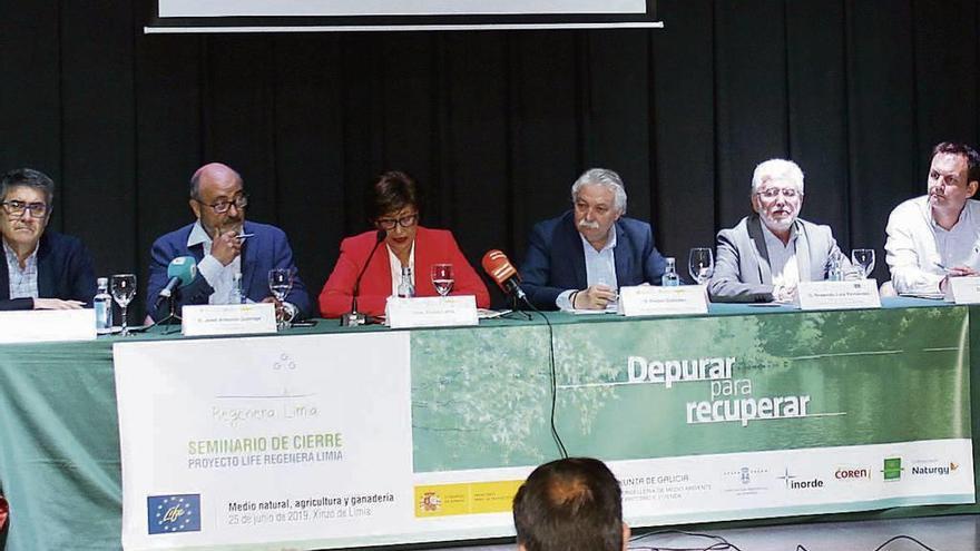 Seminario de cierre del proyecto Medio Natural, Agricultura y Ganadería celebrado en A Limia. // FdV