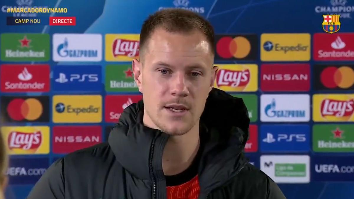 Ter Stegen: "Estoy muy contento de estar de vuelta"