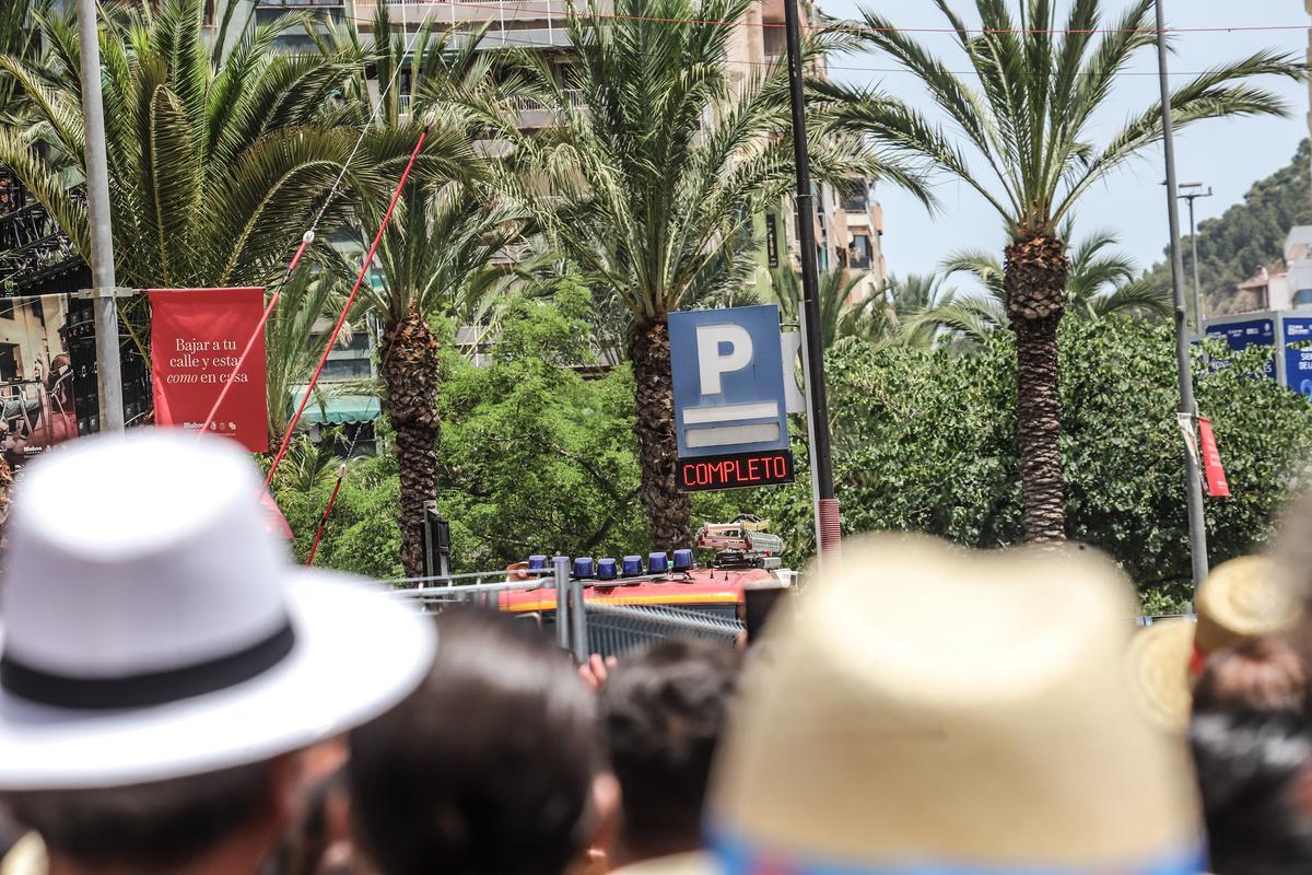 Segundo día de mascletá, pirotecnia Reyes Martí