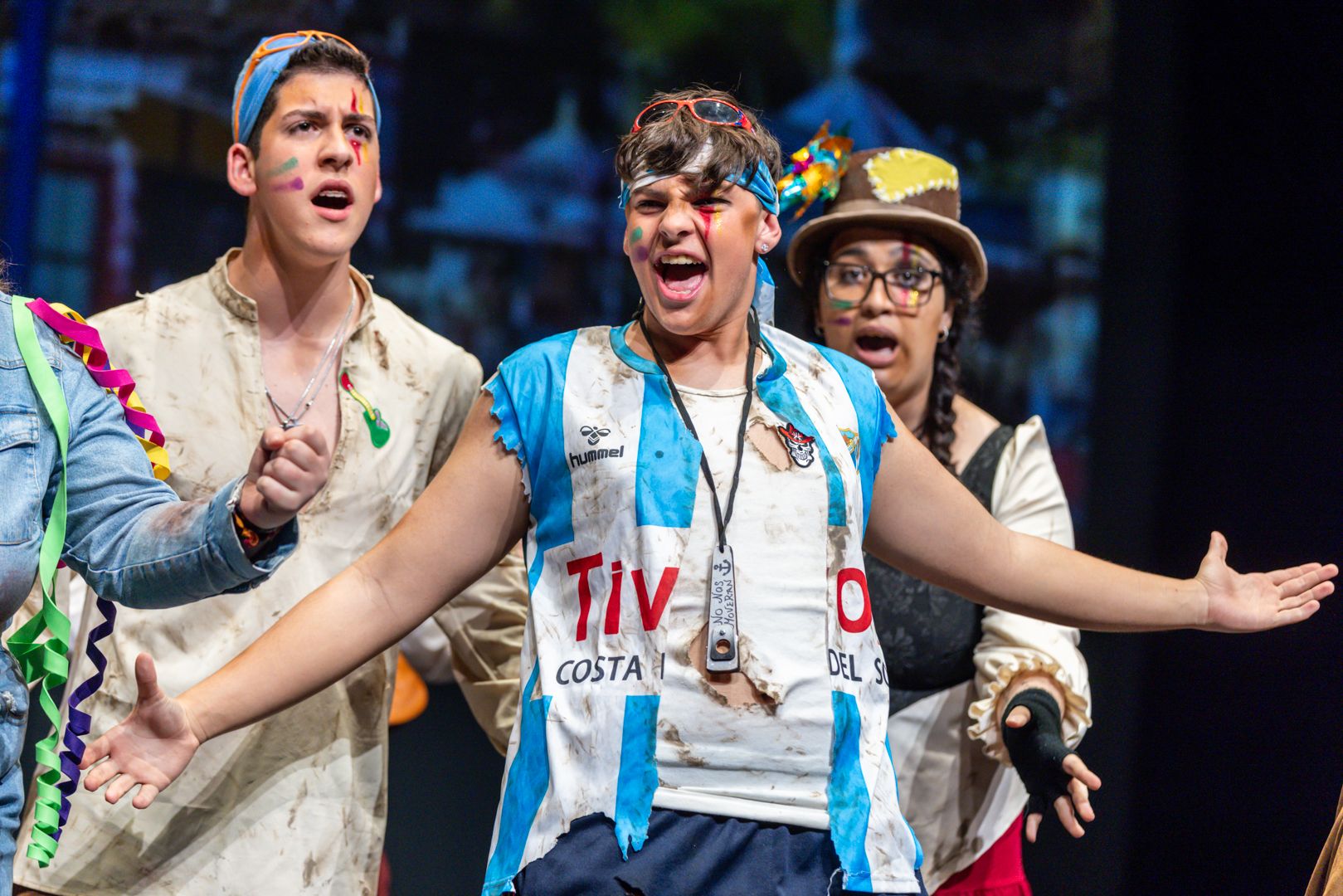 Murga juvenil 'No nos moverán', en la cuarta preliminar del Concurso del Carnaval de Málaga 2025