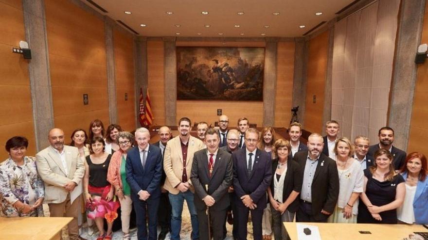 Els membres del govern de la Diputació