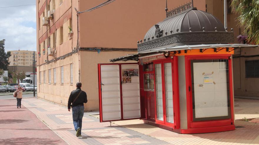 Imagen del quiosco de la Avenida de Murcia que debe ser trasladado.