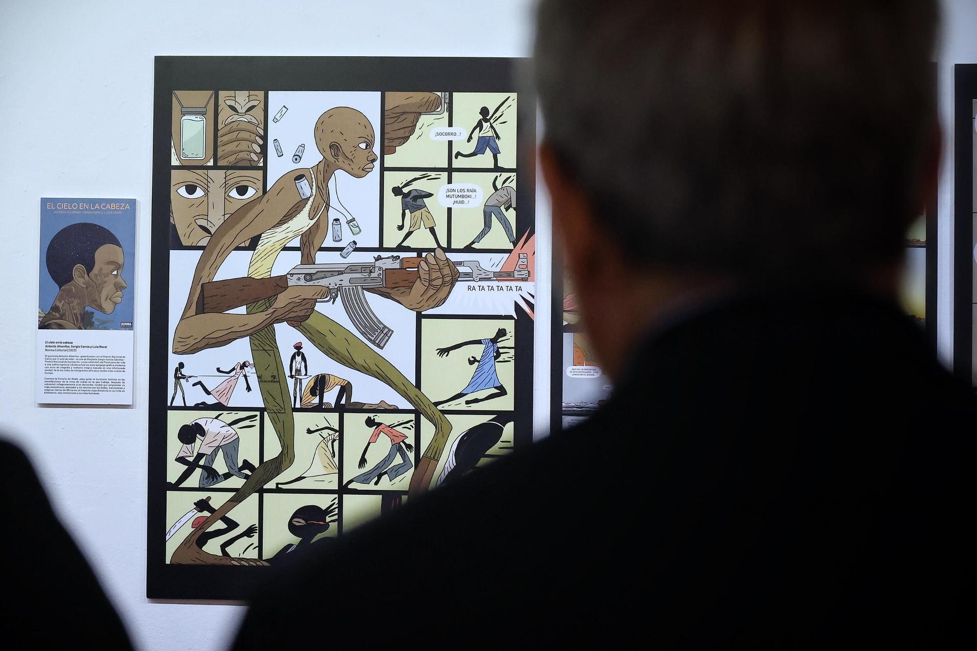 Inauguración de la exposición 'Viñetas y Fronteras'