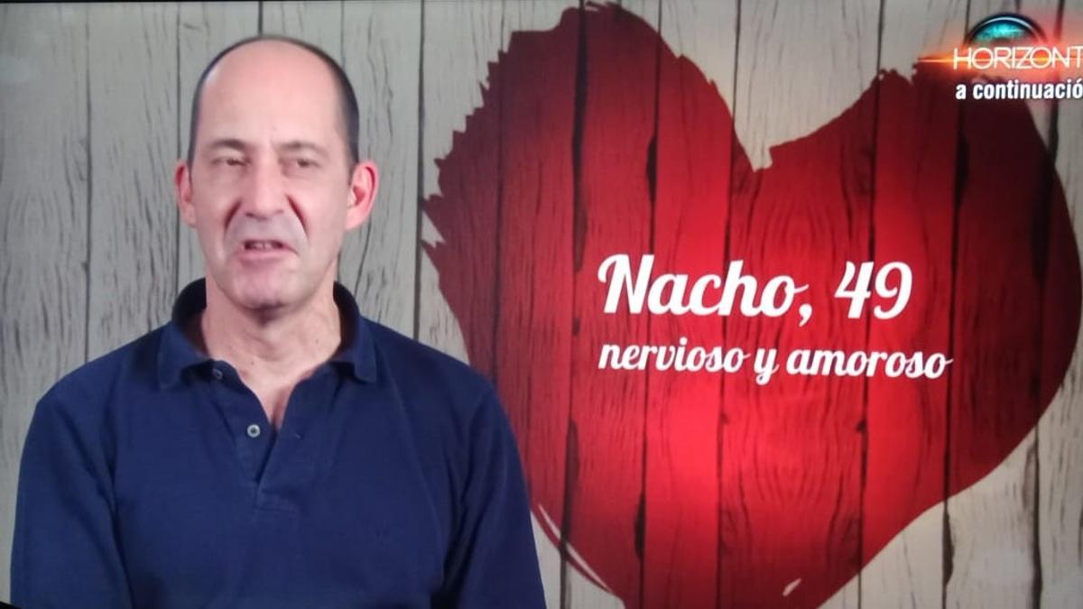 Nacho, de 49 años, se presenta en el programa First Dates