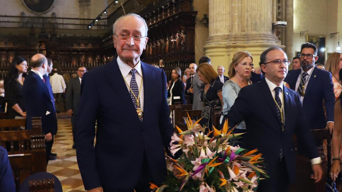 Francisco de la Torre, este jueves por la mañana en la Catedral.