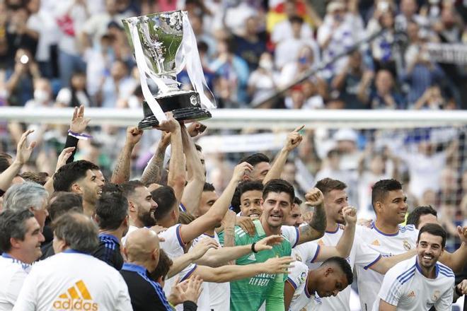 Todas las imágenes de la celebración del Real Madrid