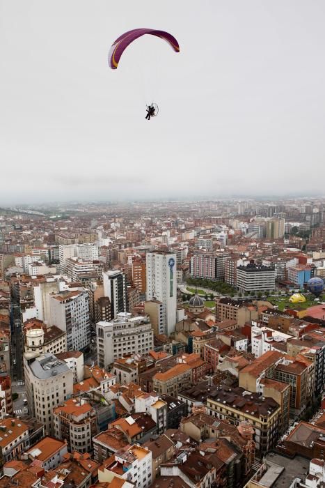 Gijón desde un dirigible