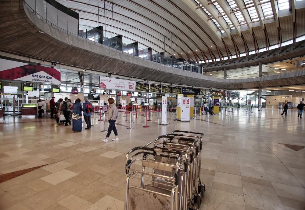 Situación en el aeropuerto Tenerife Norte con test